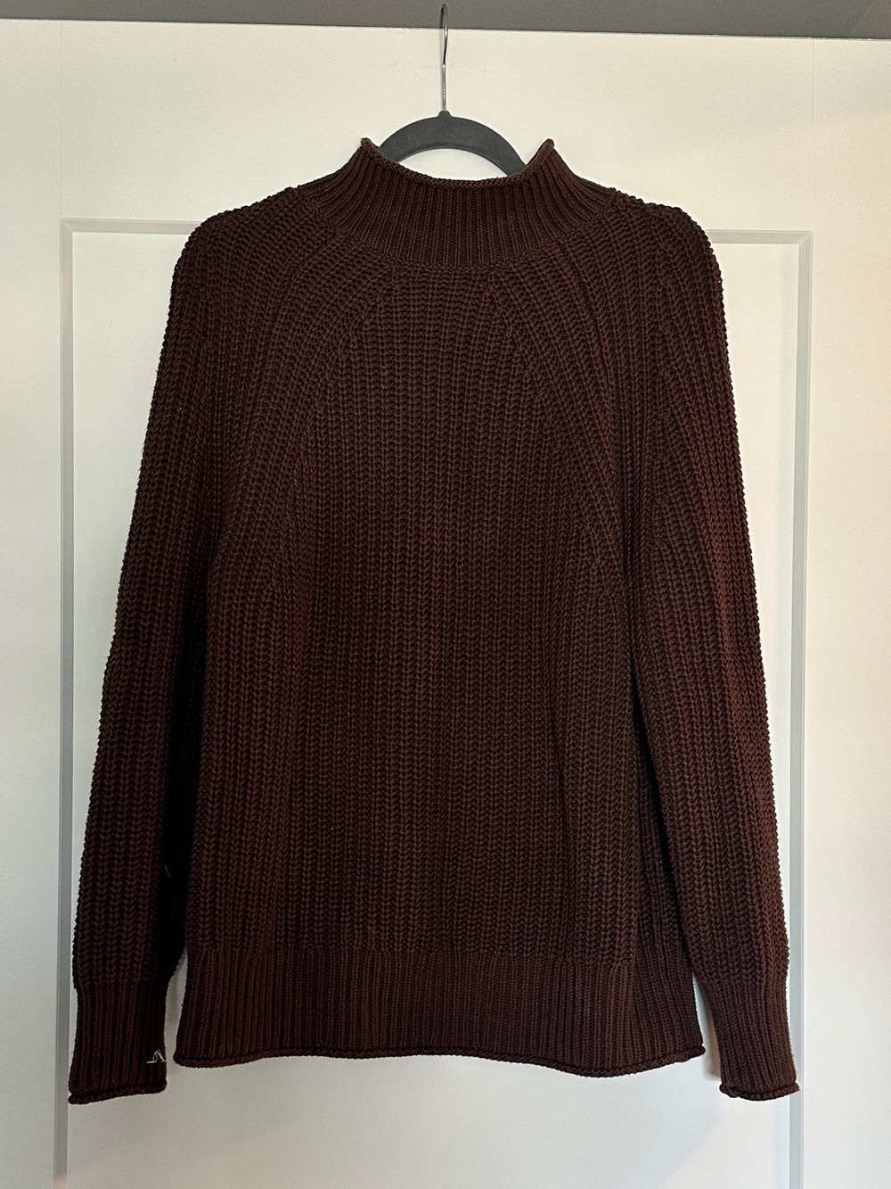 J Crew Classic Rollneck Knit Sweater - Brown